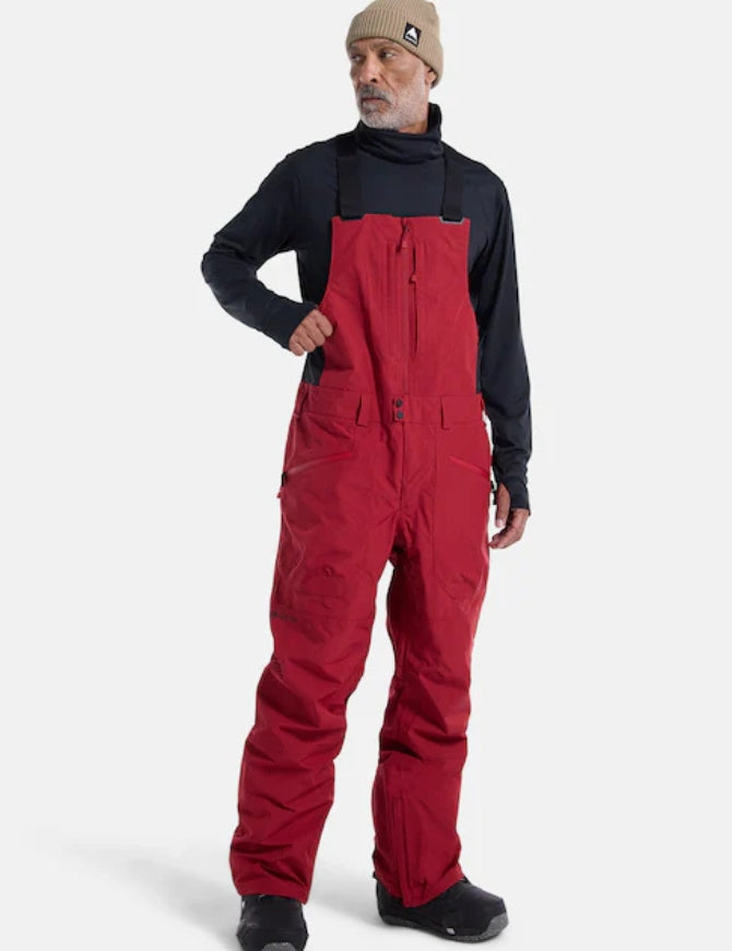 Burton GORE-TEX Reserve Men's Bib 2L Pant 2025 | Deep Red
